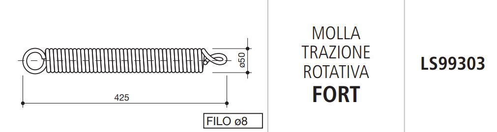 [SPILS99303] MUELLE TRACCION ROTATIVA FORT LS99303