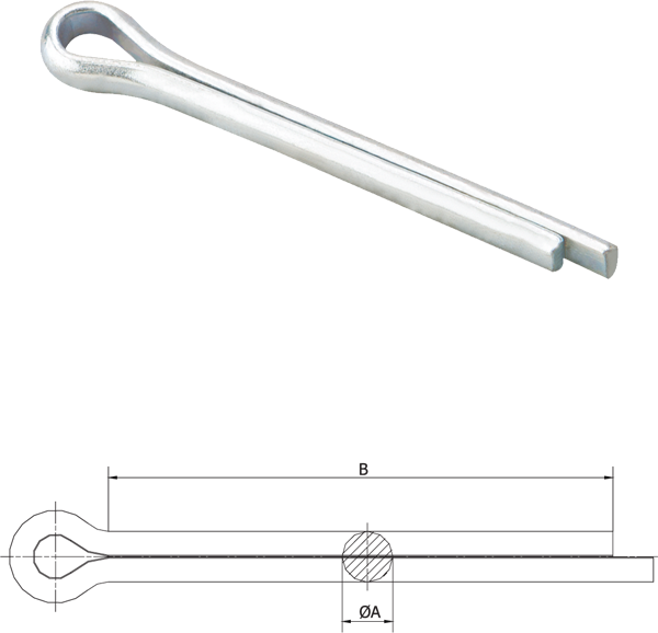 [KEXKSP3240] PASADOR ALETA 3.2mm X 40 mm