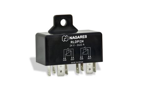[MAHMR42] RELE POLIVALENTE. DOBLE 2 x 22 A. 24 V. MAHLE MR42