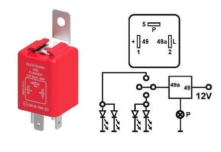 [MAIIE15] RELÉ INTERMITENCIA 12V MAI IE15