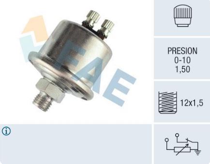 [FAE14510] Sensor presión aceite y aire FAE 14510