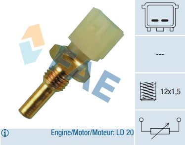 [FAE33040] Sensor temperatura refrigerante  FAE 33040