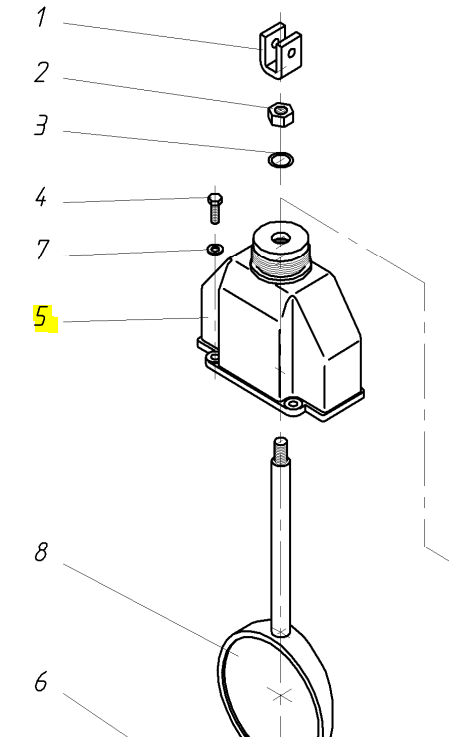 [HRT02LA150005] Tapa superior válvulas mecánicas Hertell Ø 150 mm