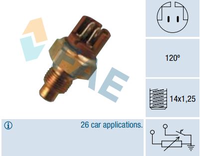 [FAE34130] Termo-Resistencia - Termocontacto FAE 34130