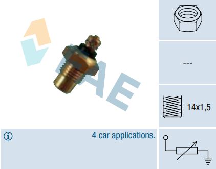 [FAE30160] Termo-Resistencia FAE 30160