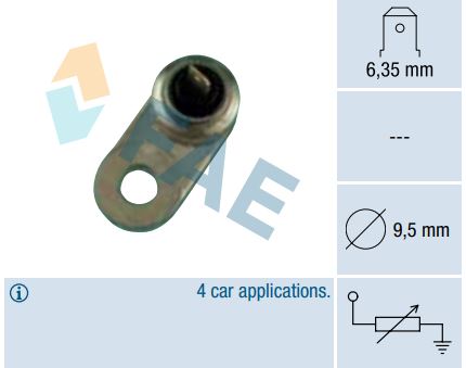 [FAE31220] Termo-Resistencia FAE 31220 Universal