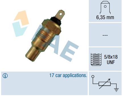 [FAE31250] Termo-Resistencia FAE 31250